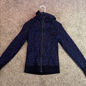 a zip up lululemon hoodie